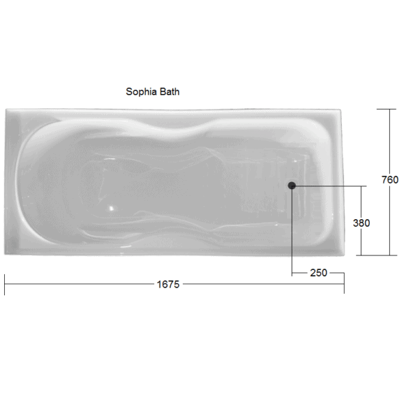 Sophia Bath dimensions